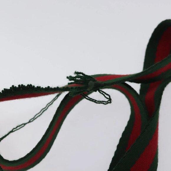 GUCCI GG Supreme Web Sherry Line Tote Bag PVC Beige Gold - Picture 9 of 16